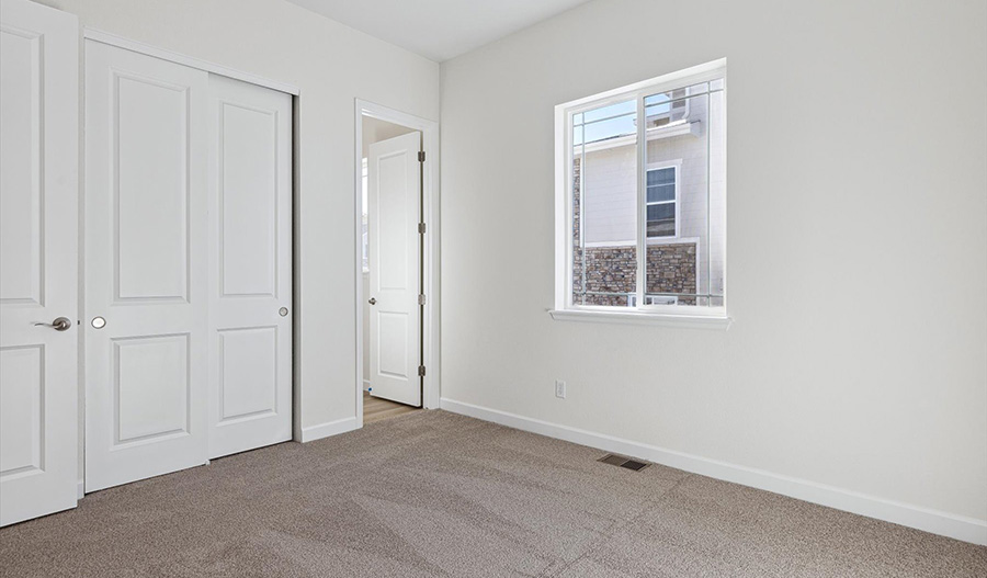 Bedroom of the Powell floor plan