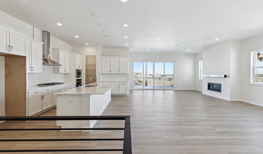 Great Room of the Powell floor plan