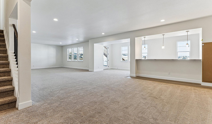 Recreation Room of the Harmon floor plan