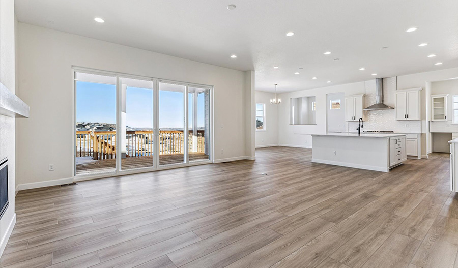 Great Room of the Harmon floor plan