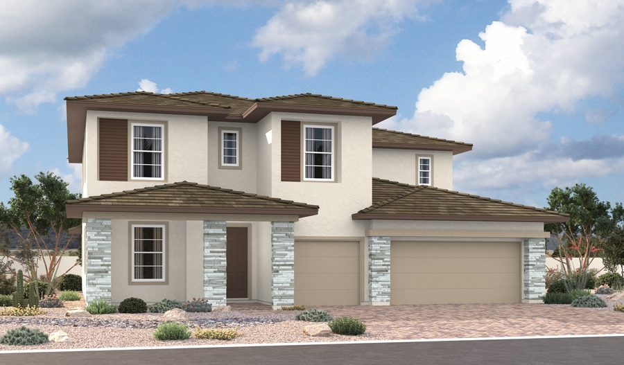 Elevation C of the DillonII floor plan