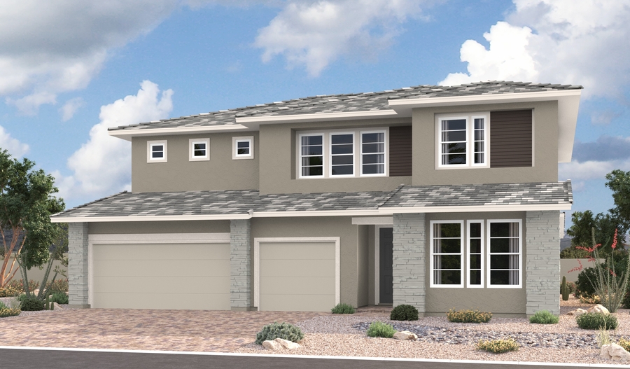Elevation C of the Dayton floor plan