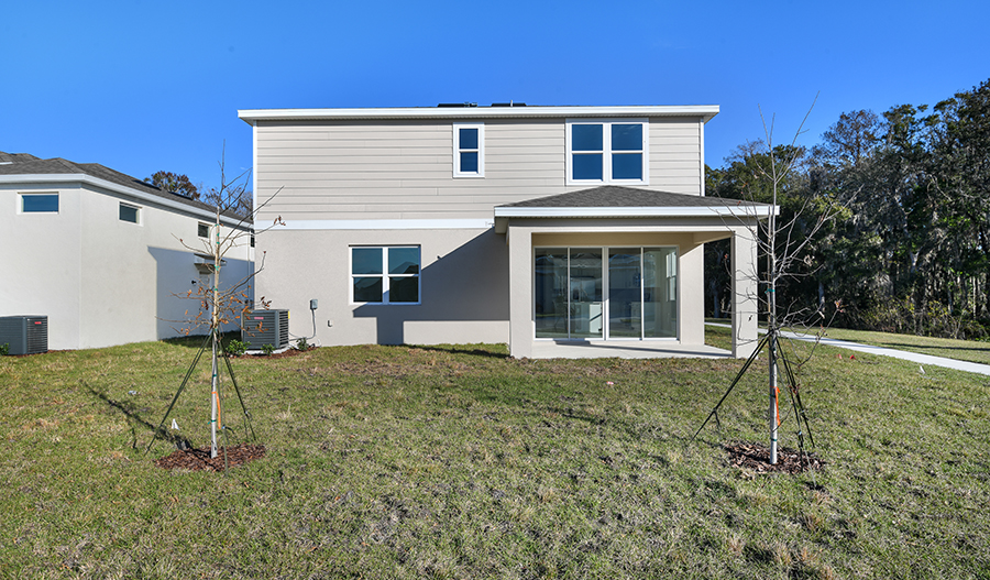 Rear Exterior of the Moonstone floor plan