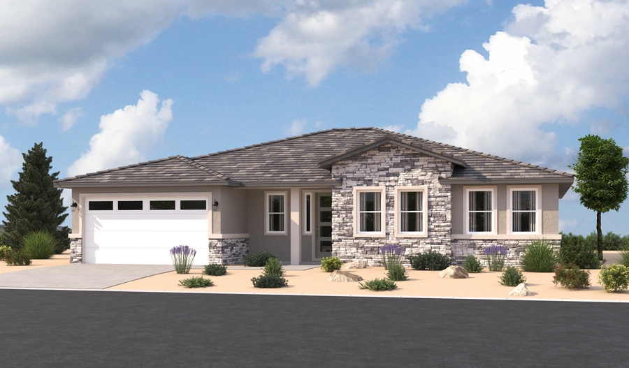 Elevation C of the Melody floor plan