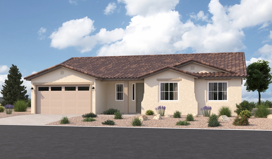 Elevation A of the Melody floor plan