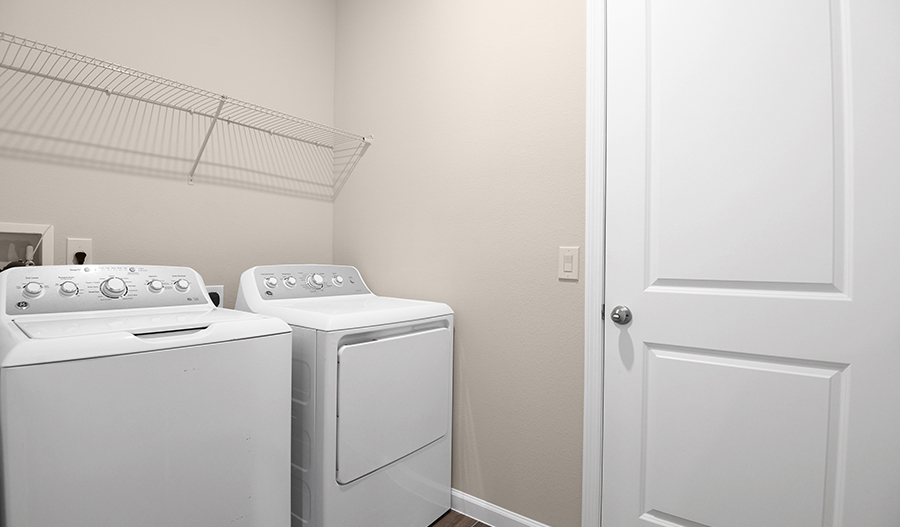 Laundry Room of the Ruby floor plan