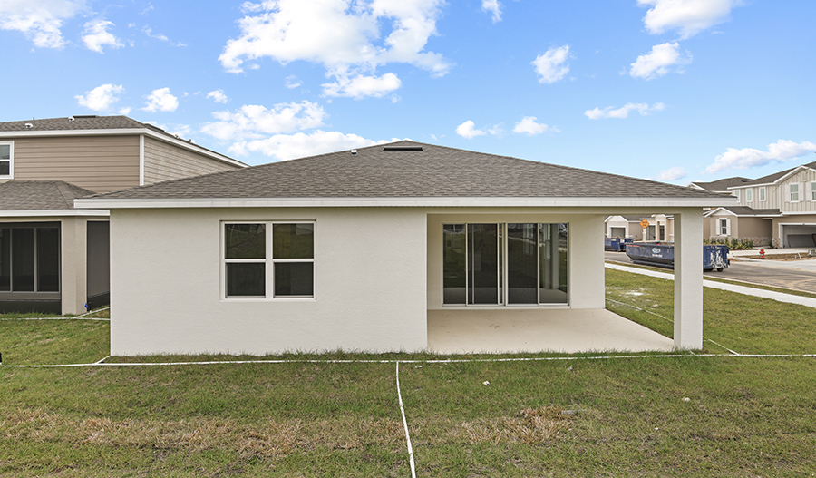 Rear Exterior of the Ruby floor plan