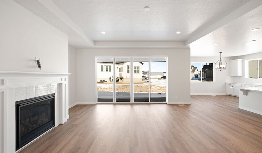 Great Room of the Delaney floor plan