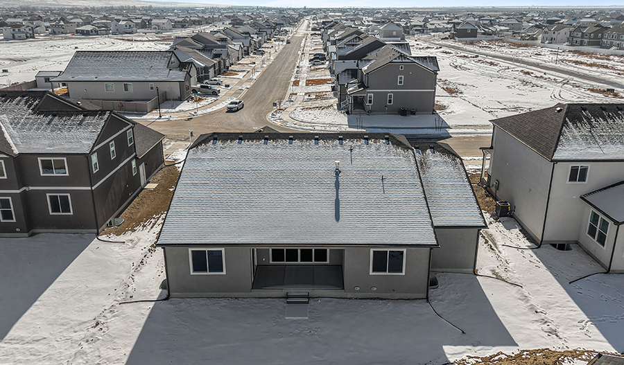Rear Exterior of the Delaney floor plan