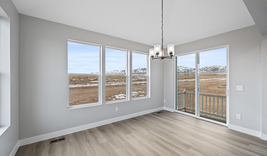 Sunroom of the Helena floor plan