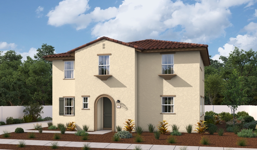 Elevation A of the Newman floor plan
