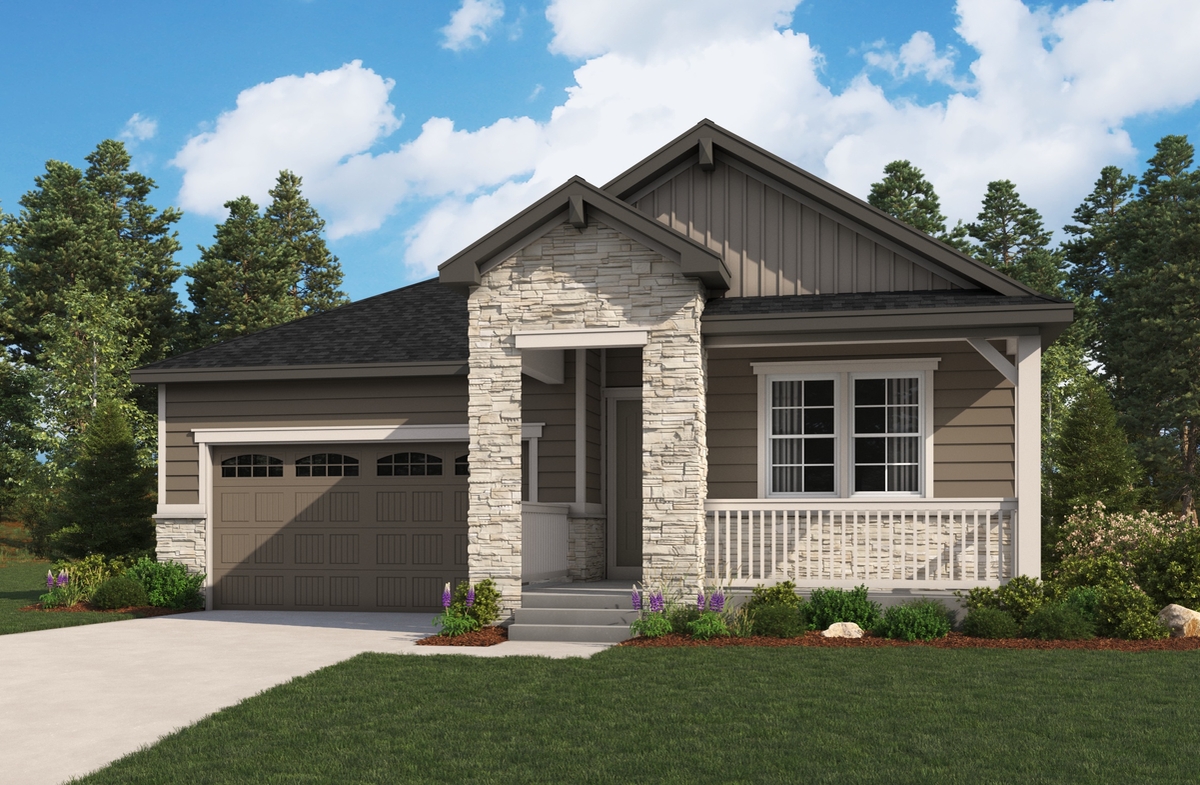 Elevation D of the Arlington floor plan