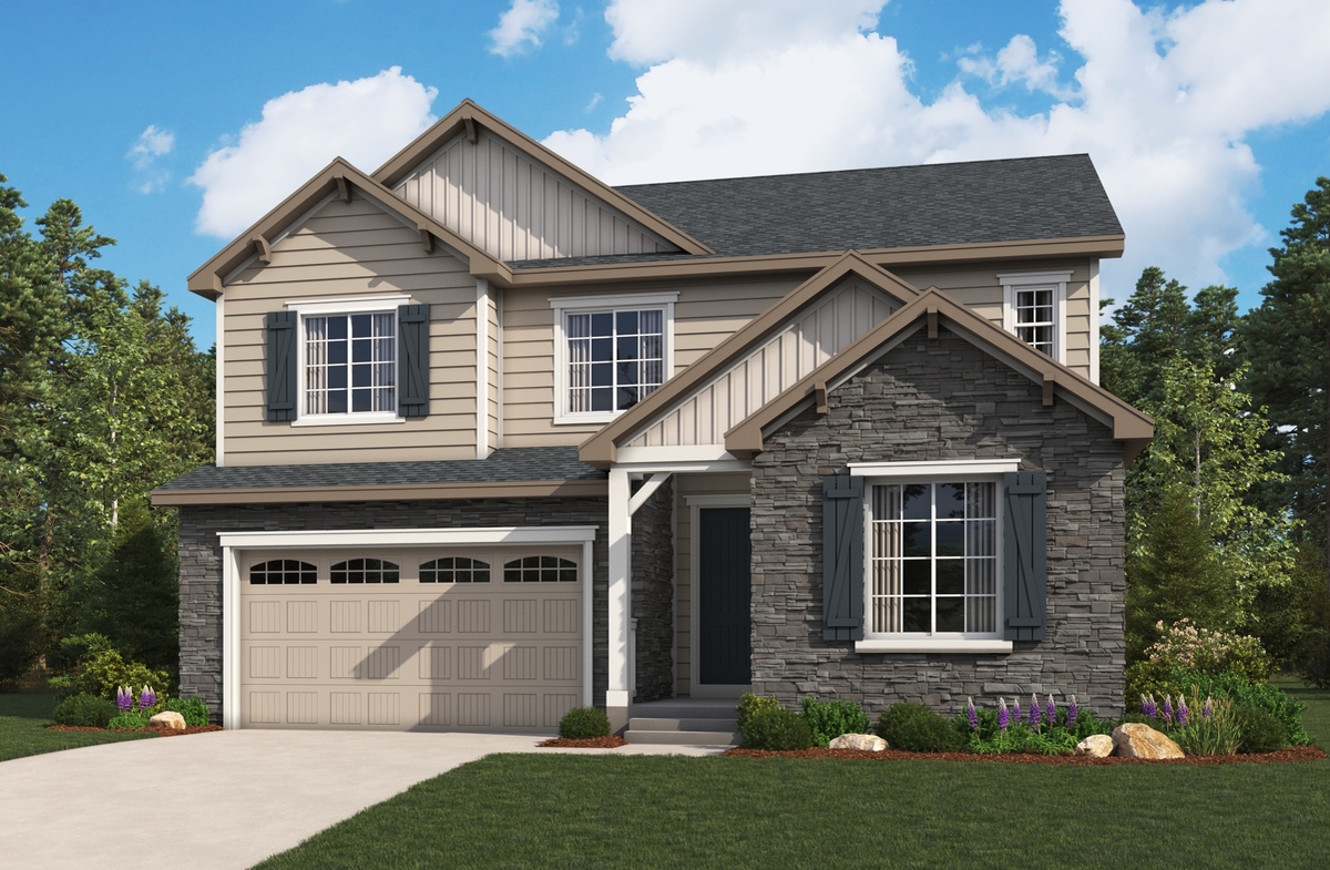 Elevation D of the Hopewell floor plan
