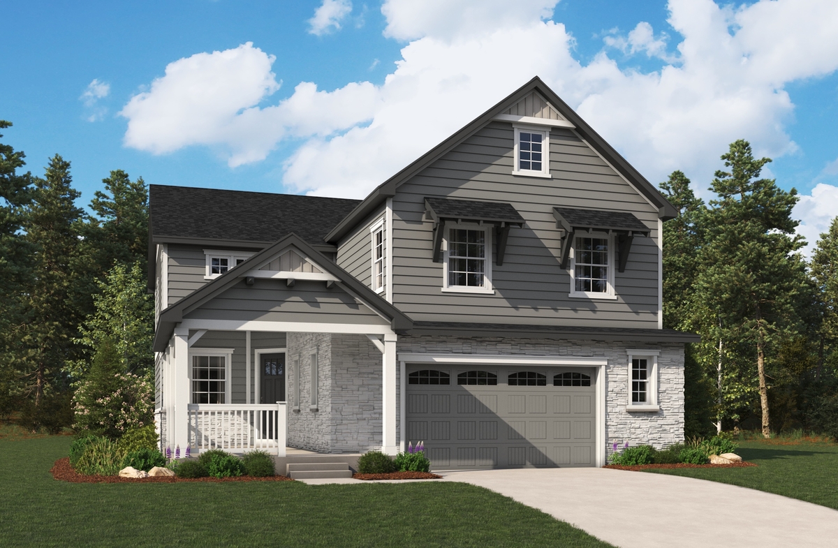 Elevation D of the Seth floor plan