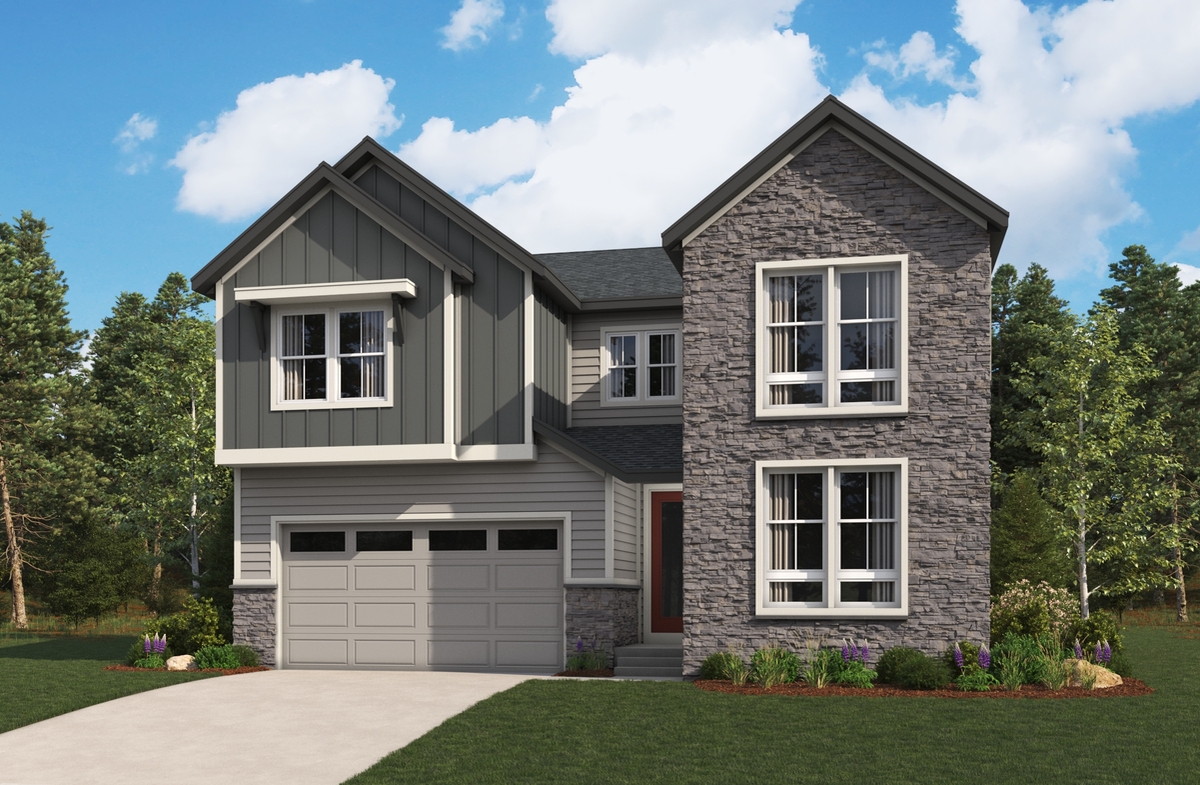 Elevation A of the Coronado floor plan