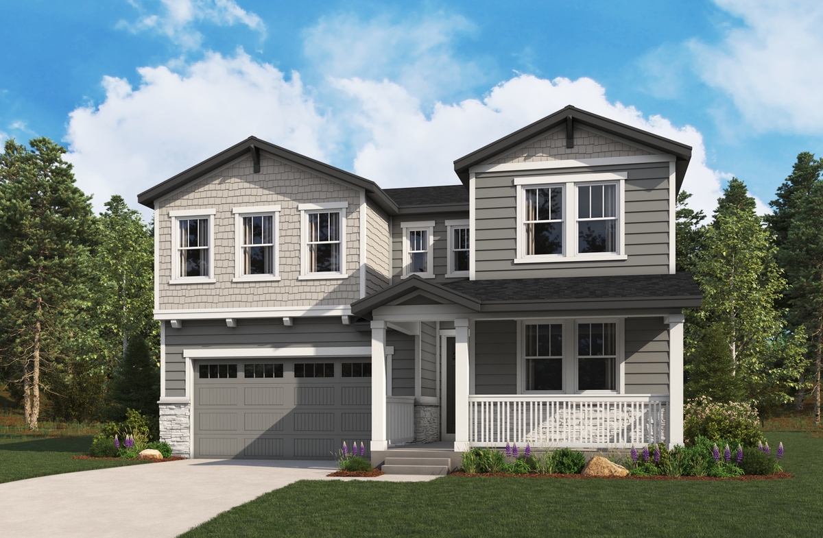 Elevation B of the Coronado floor plan