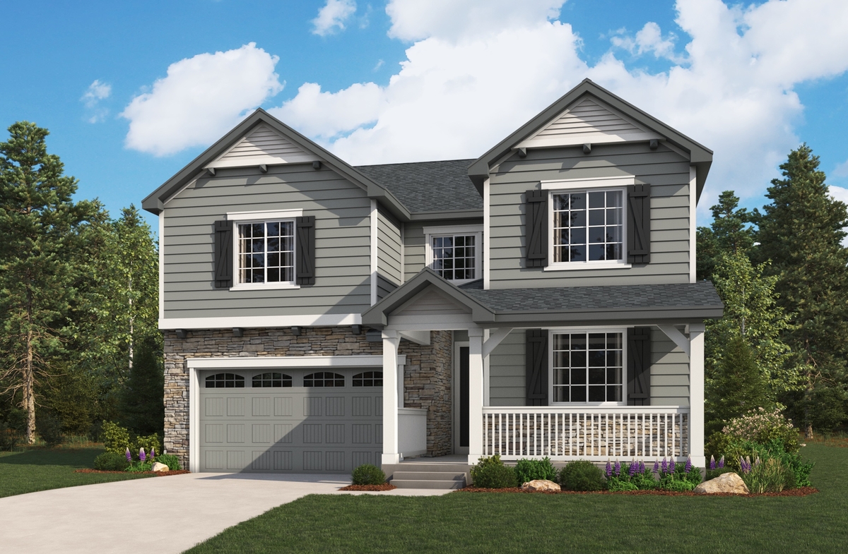 Elevation D of the Coronado floor plan