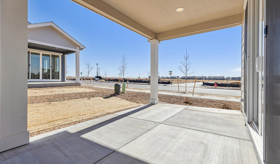 Patio of the CoralDuo floor plan