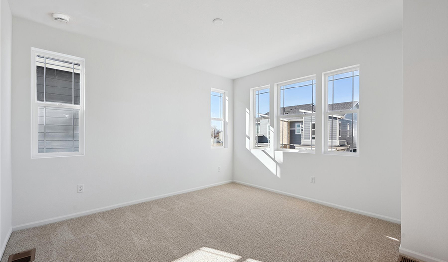 Bedroom of the Chicago floor plan