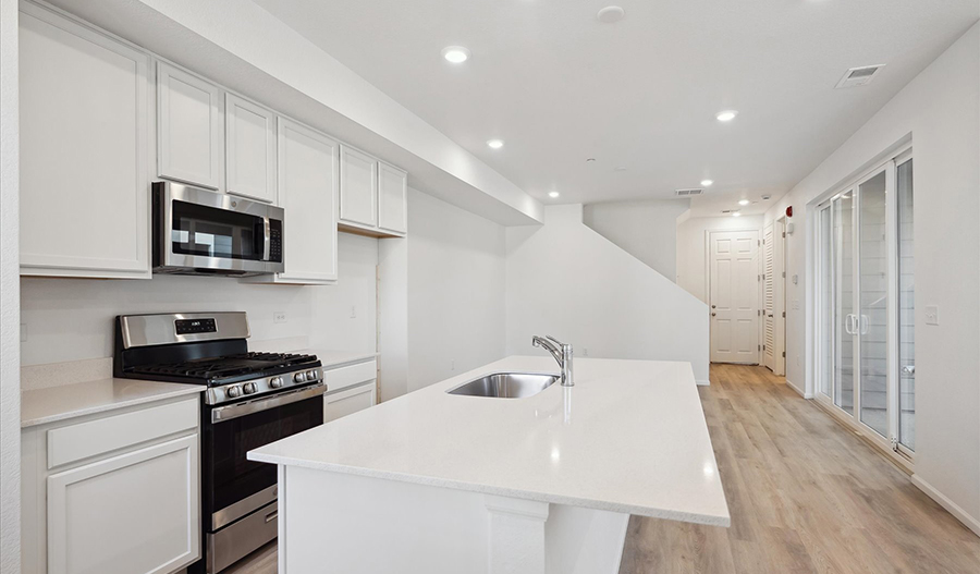 Kitchen of the Chicago floor plan