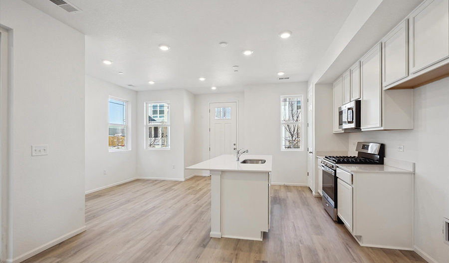 Kitchen of the Chicago floor plan