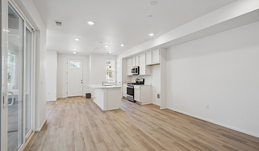 Great Room of the Chicago floor plan