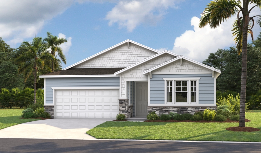 Elevation M of the Ashwood floor plan