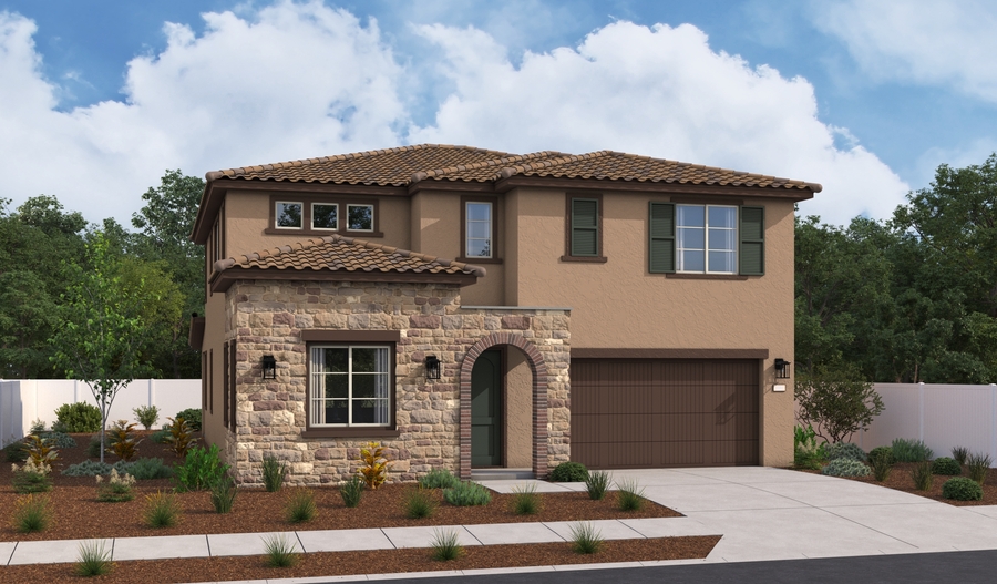 Elevation B of the Aveline floor plan