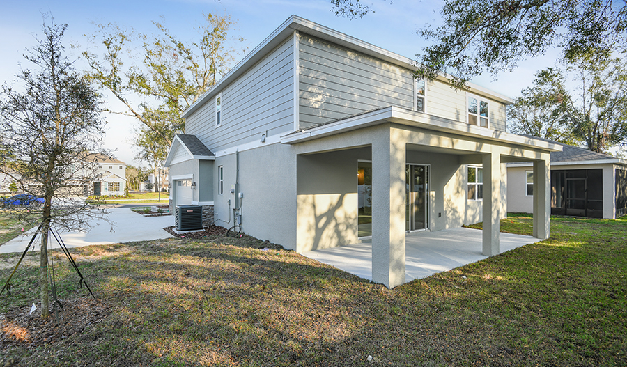 Rear Exterior of the Ammolite floor plan