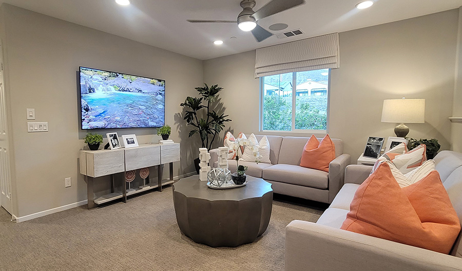 Living Room of the Coral Duo floor plan