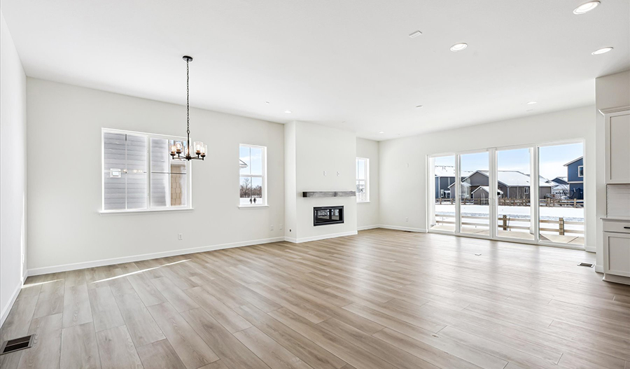 Great Room of the Powell floor plan