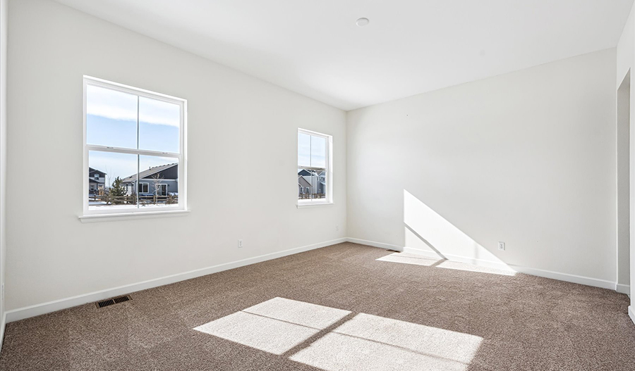 Bedroom of the Powell floor plan