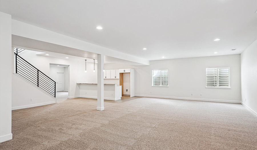 Recreation Room of the Powell floor plan