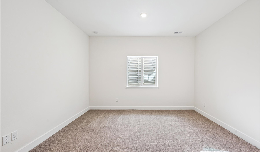 Bedroom of the Powell floor plan