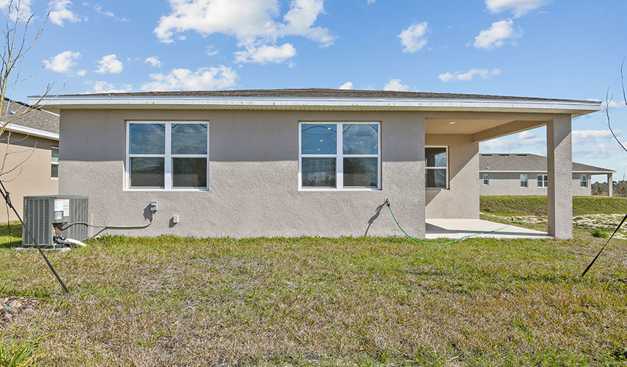 Rear Exterior of the Azure floor plan