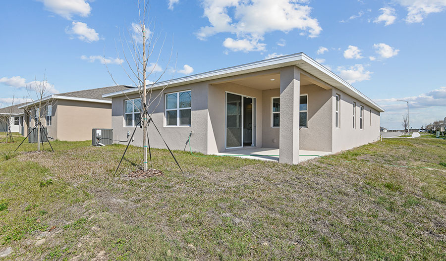 Rear Exterior of the Azure floor plan