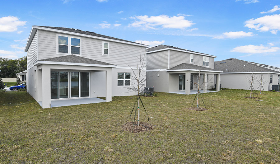 Rear Exterior of the Moonstone floor plan