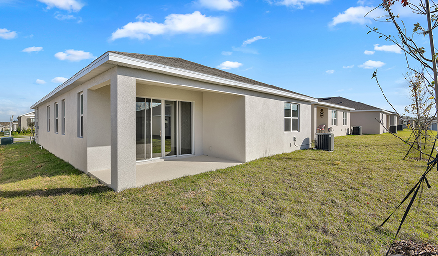 Rear Exterior of the Rosemary floor plan