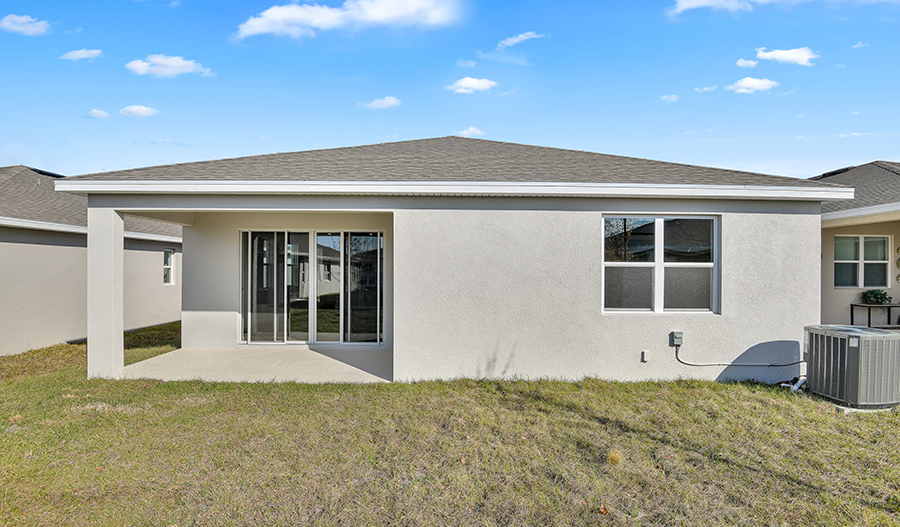 Rear Exterior of the Rosemary floor plan