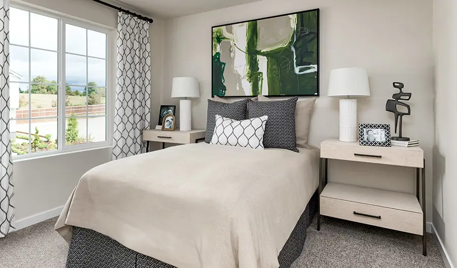 Bedroom of the Wintergreen floor plan