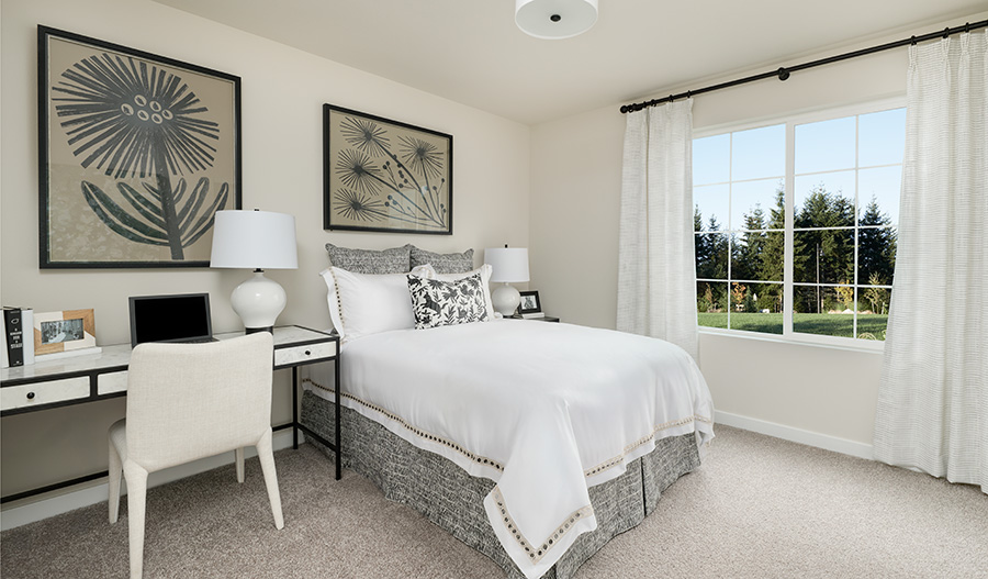 Bedroom of the Wintergreen floor plan