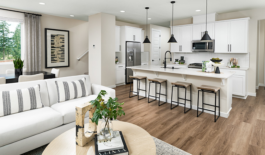 Great Room of the Wintergreen floor plan