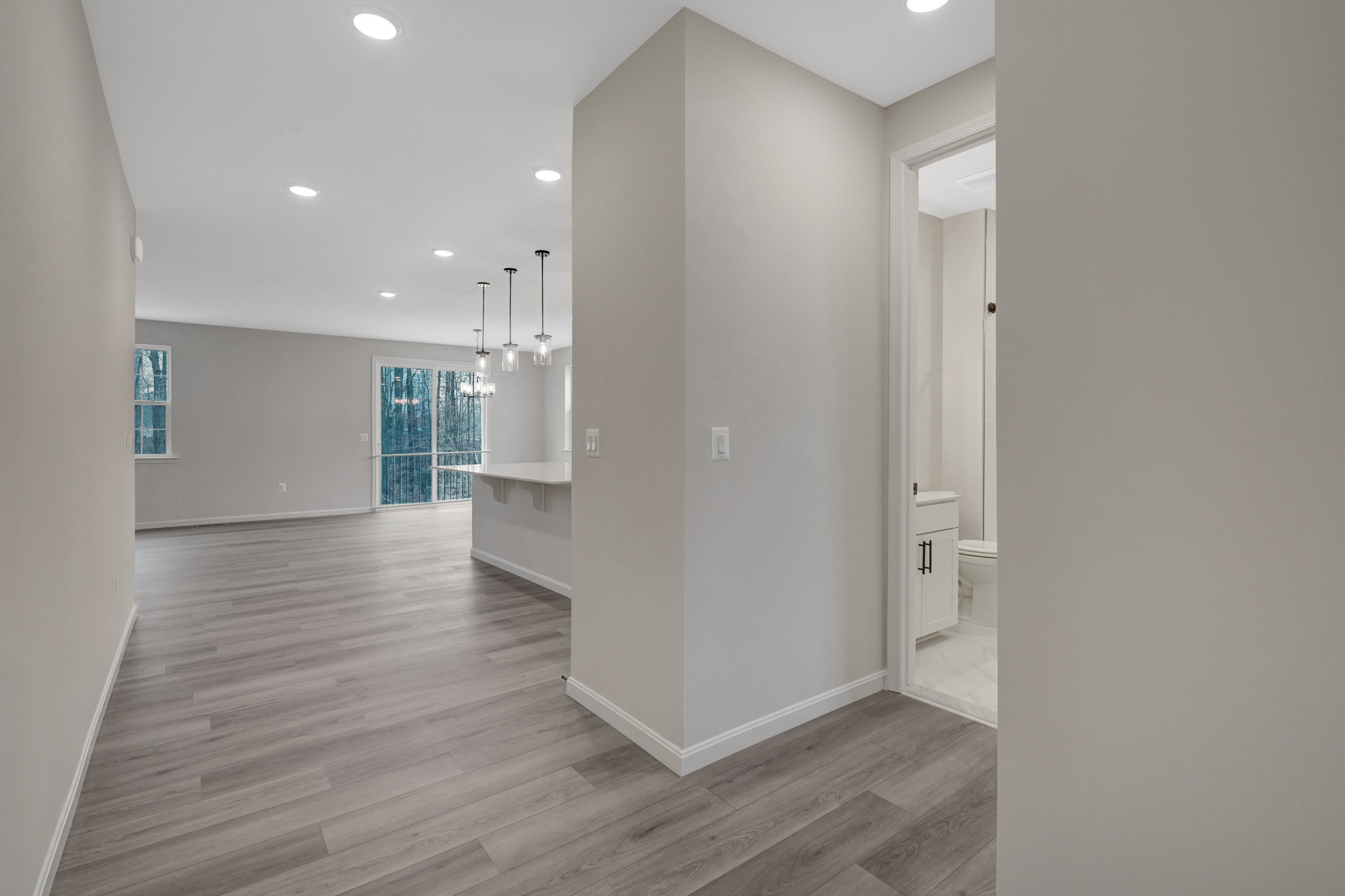 Entry of the Hopewell floor plan