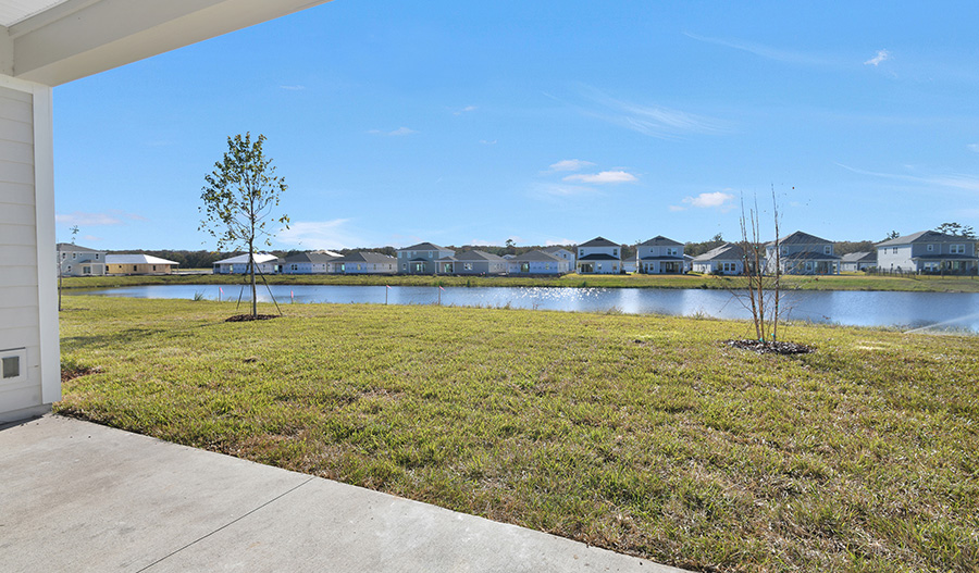 Backyard of the Dalton floor plan