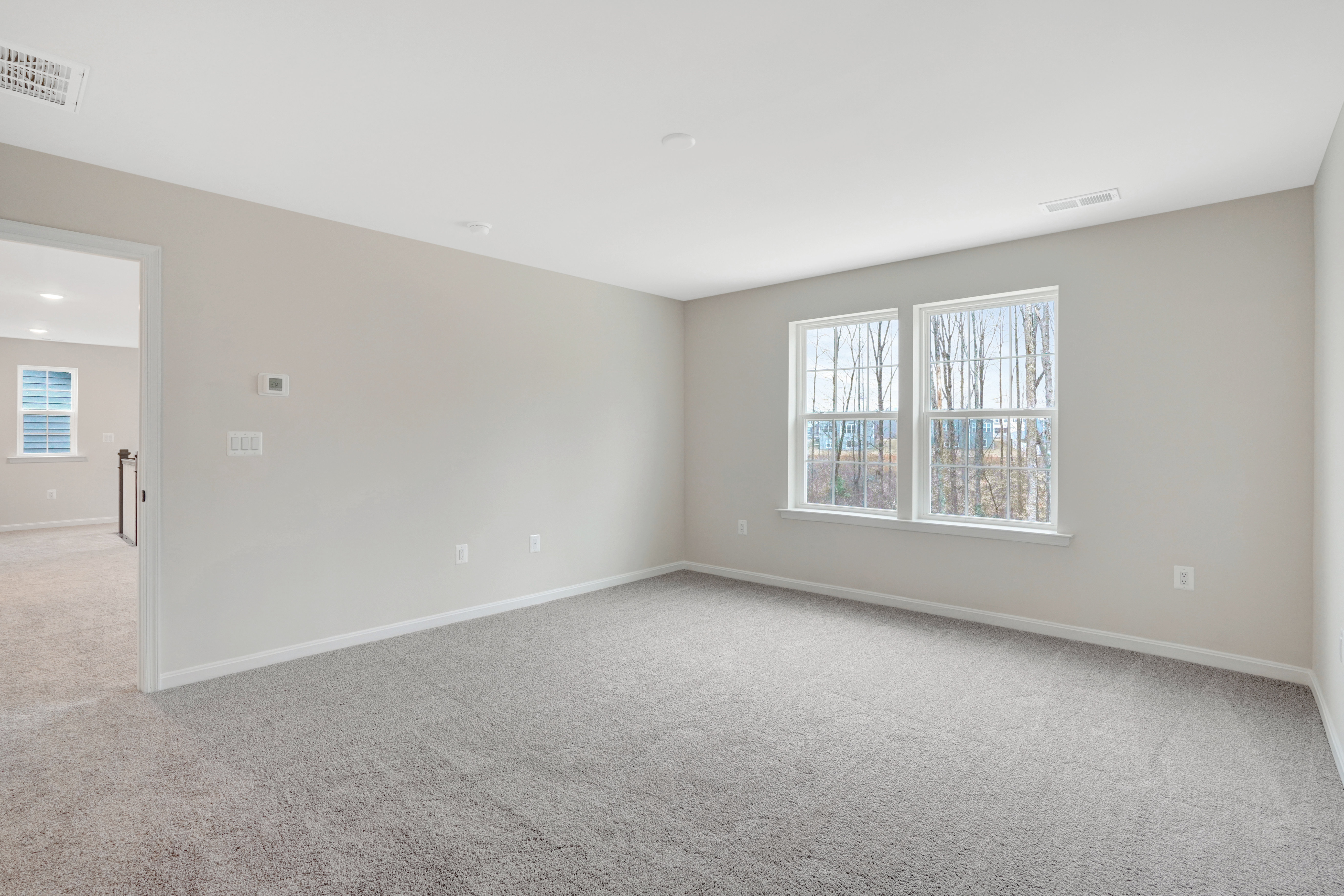 Bedroom of the Hopewell floor plan