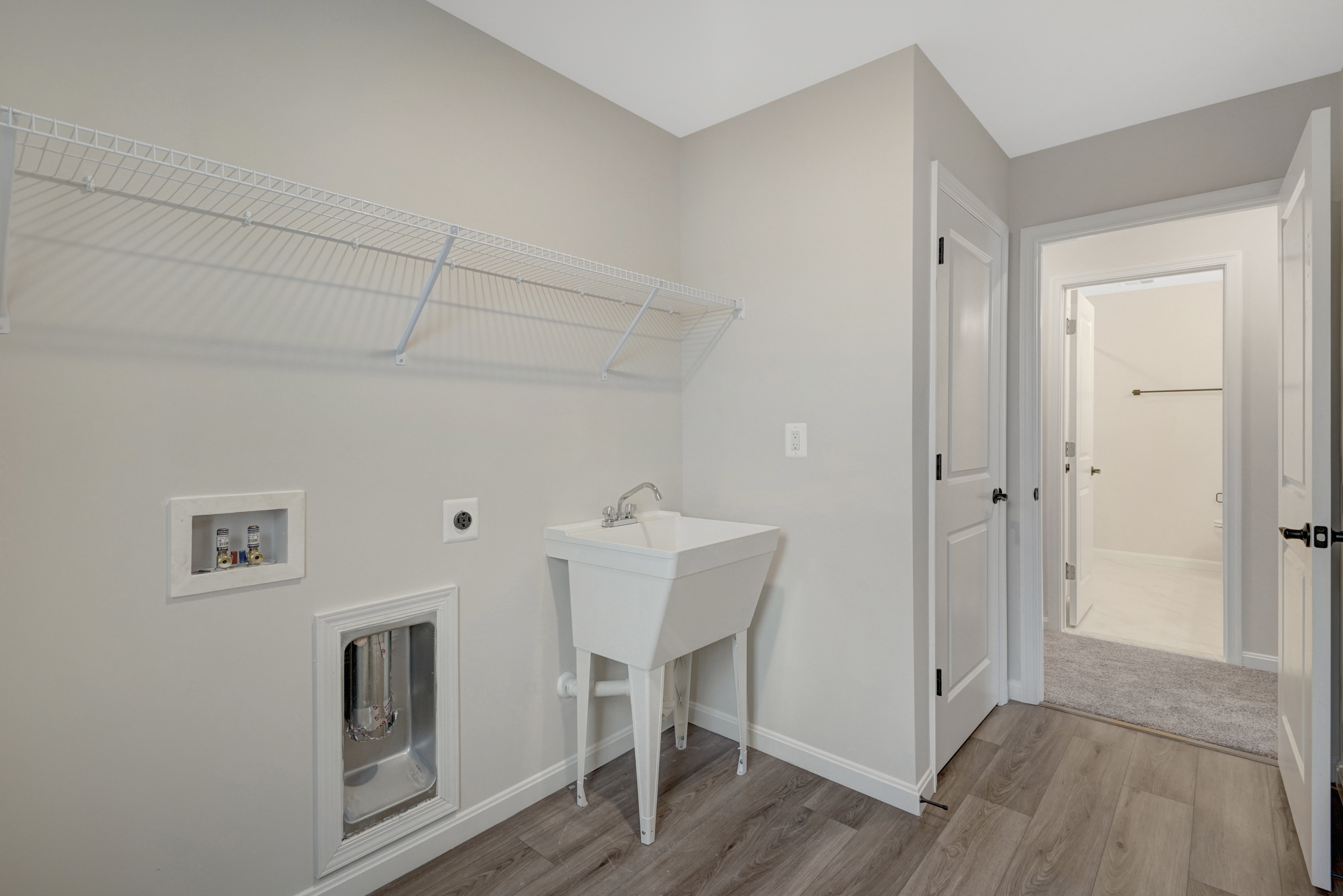 Laundry Room of the Hopewell floor plan