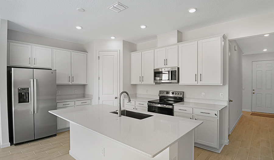 Kitchen of the Amethyst floor plan