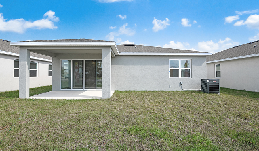 Rear Exterior of the Amethyst floor plan