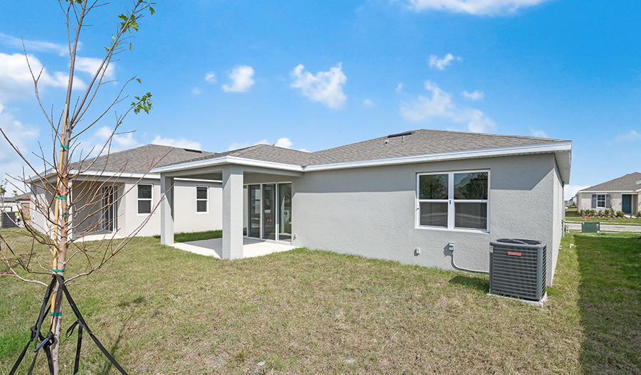 Rear Exterior of the Amethyst floor plan