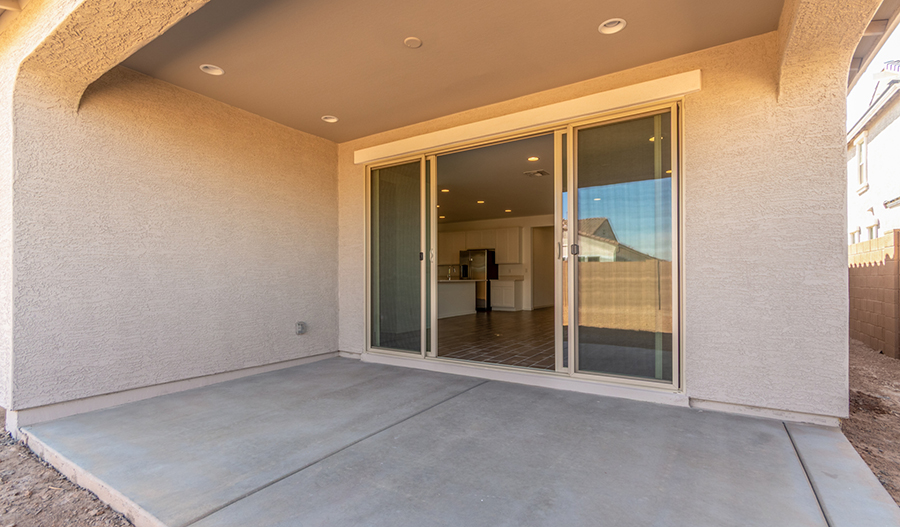 Patio of the Slate floor plan